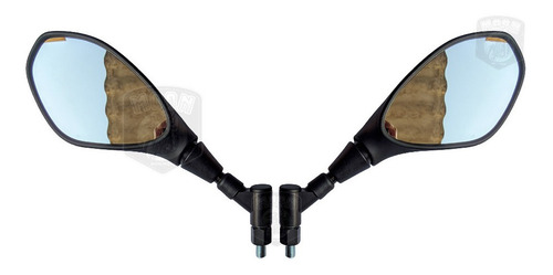 Imagem 6 de 9 de Retrovisor F800 Rosca Honda Giro 360 Gvs Original