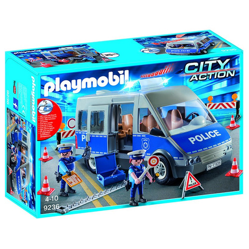 Playmobil 9236 Camiòn De Policia Con Accesorios Luz Y Sonido