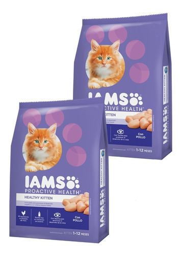 Iams Gatitos (healthy Kitten) 2 Bolsas X 3kg