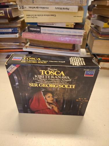 Puccini Tosca Kanawa Nucci - Solti 2 Cd Box Set