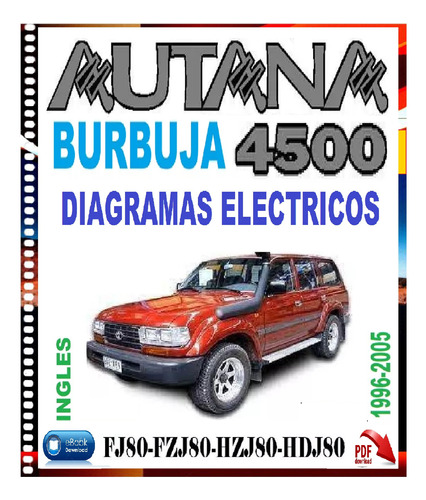  Toyota Burbuja Autana Fj80 Fzj80 4.5l Diagramas Eléctricos.