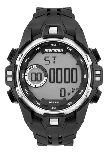 Relógio Mormaii Masculino Wave Preto - Mo04120/8c