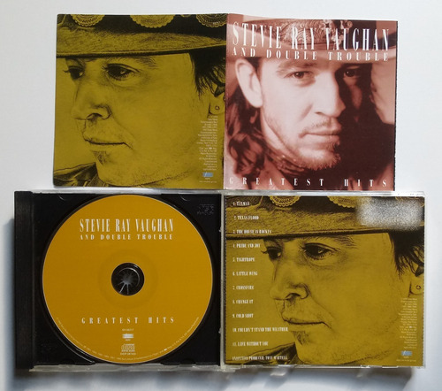 Stevie Ray Vaughan And Double  Cd Imp Usado Greatest Hits 95