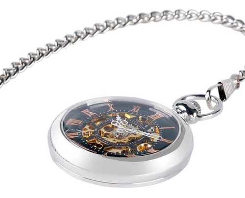 Reloj De Bolsillo Mecanico A Cuerda 3143