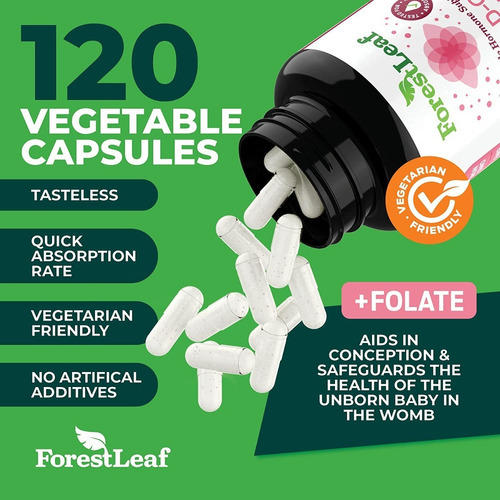Myo & D-chiro Inositol + Folate X 120 Vcaps | Forest Leaf Sabor Neutro
