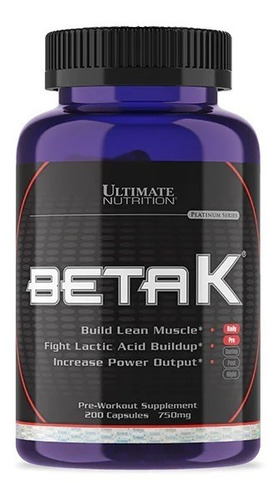 Ultimate Nutrition | Beta K® Beta-alanine Creatine | 200 Cap