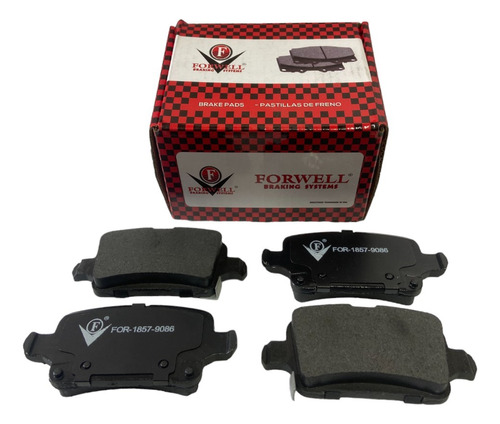 Pastillas De Freno Traseras Chevrolet Cruze Marca Forwell