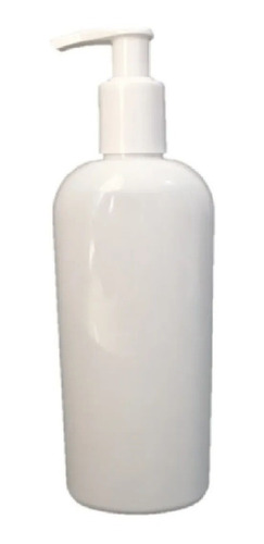 50 Piezas Envase Blanco Pet 250 Ml Oval Con Dosificador