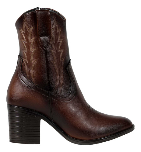 Botas Vaqueras Mujer Botines Tacon Rodeo Botin Moda Dama