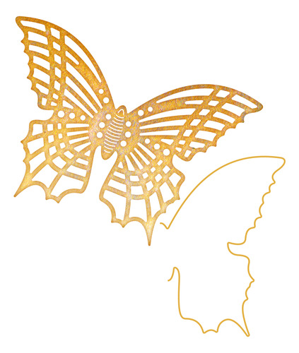 Suaje Cortar Papel Mariposa Calada Troquel Scrapbook Sizzix