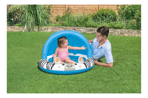 Piscina Infantil Safari Con Protección Uv Bestway