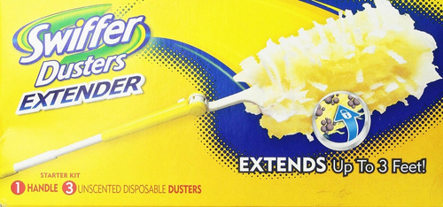 Swiffer 360 Plumeros Extender Kit, Se Extiende Hasta Tres Pi