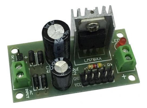 5 Lm7812 Módulo Regulador De Voltaje De Tres Terminales 12v