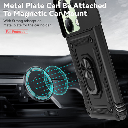 Funda Armor A Prueba De Golpes Para Xiaomi Redmi Note 13 Pro 5g 4g Slide Lens Protect Funda De Teléfono Para Redmy Note13 Note13pro 5g
