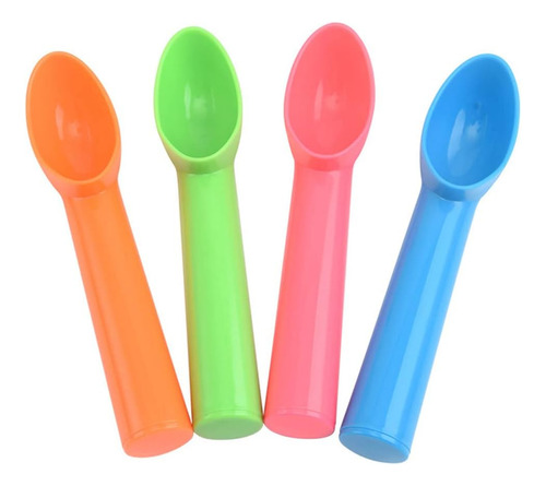 4 Cucharadas De Colores Surtidos Para Helado, Cuchara Antiad