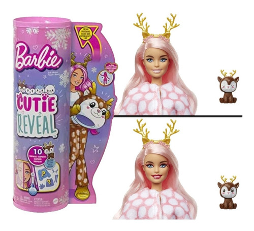 Barbie Cutie Reveal Snow Serie 3 Original Em