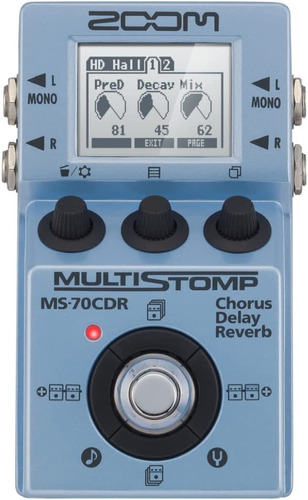 Zoom - Ms-70 Cdr - Pedal Multiefecto Chorus