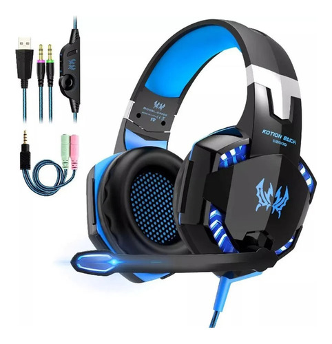 G2000 Wireless 5.0 Com Microfone, Fones Ouvido Estéreo Pa Preto