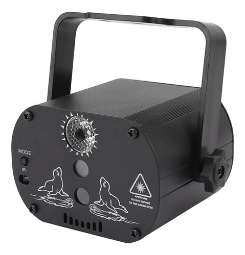 Party Dj Lights Disco, 60 Patrones, Flash Rgb, Recargable