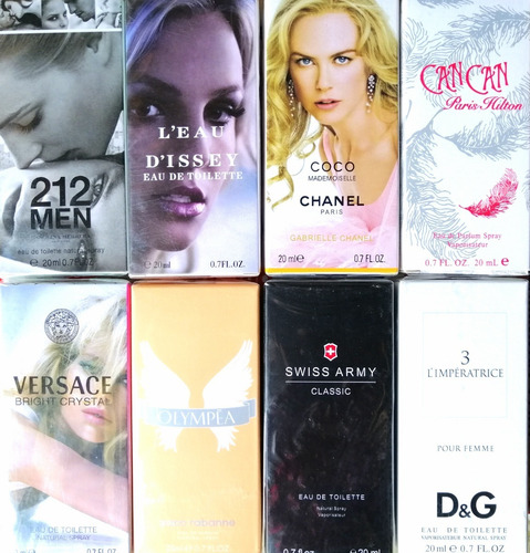 Imagen 3 de 3 de Perfumes Colonias Damas Caballeros Fragancias Splash Spray