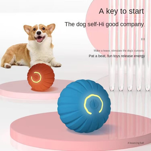 Juguete Int. Para Perro, Bola Rol. Dur. Para Perros