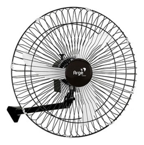 Ventilador Twister Parede Preto Bivolt Grade 60cm 160w Arge