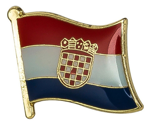 Pin Metalico Broche Bandera Croacia Pasaporte Viaje Pais