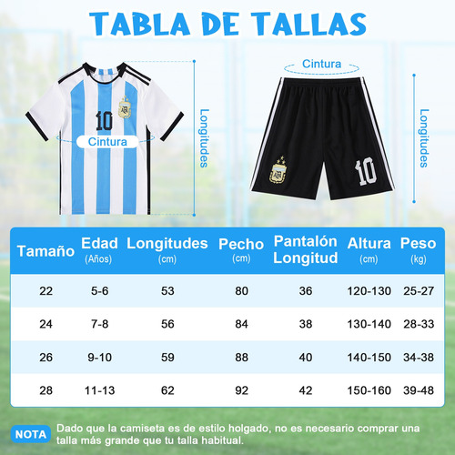 Conjunto De Fútbol Para Niños Camiseta Y Pantalones Cortos Deportiva 2pcs