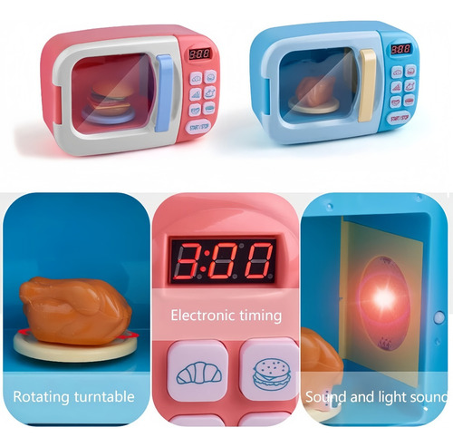 .. Set De Juguetes De Cocina Para Microondas De Simulación
