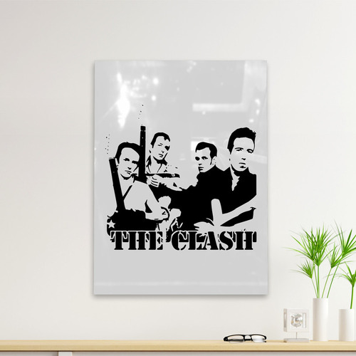 Cuadro Deco The Clash (d0883 Boleto.store)