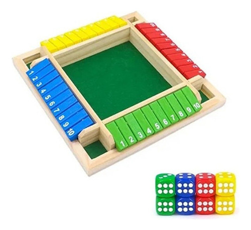 Juego De Mesa Wooden Math Game Toy
