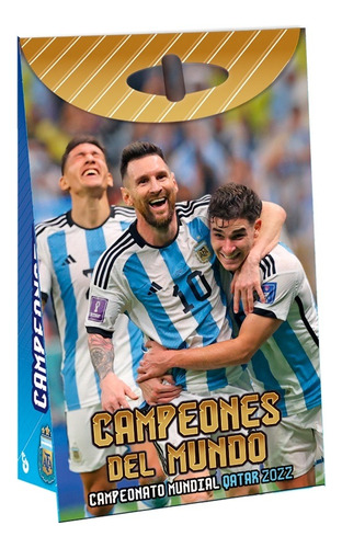 Bolsita Sorpresa Papel Con Cierre Seleccion Argentina X 8u