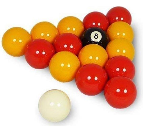 East Eagle - Juego De Bolas De Billar Estándar Rojo Y Amaril