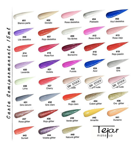 Imagen 2 de 10 de Kit Inicial X 14u Tejar Manicuria Esmalte Semi Cabina Led Uv