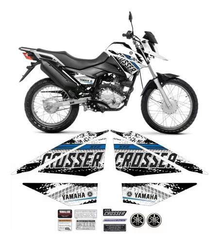 Kit Adesivos Tanque Moto Yamaha Crosser Xtz 150 2014/2022