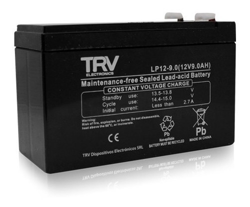 Bateria Para Ups Trv (electrolito Absorbido) 12v - 9 Ah