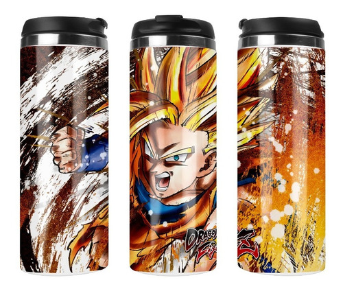 Termo Blanco Personalizado Goku Fighterz