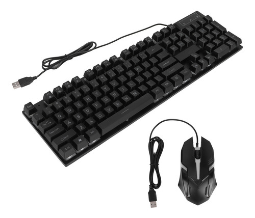 Combo De Teclado E Mouse Para Jogos De 104 Teclas Retroilumi