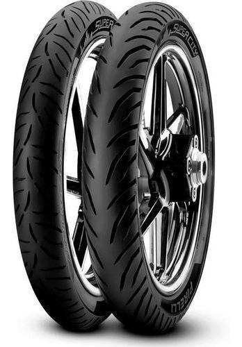 Imagen 1 de 2 de Kit Cubiertas 80 100 18 + 90 90 18 Super City Pirelli