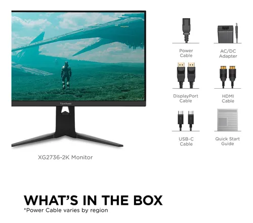 Viewsonic Xgk 27 Pulgadas 1440p 0.5ms 240hz Monitor De Juego