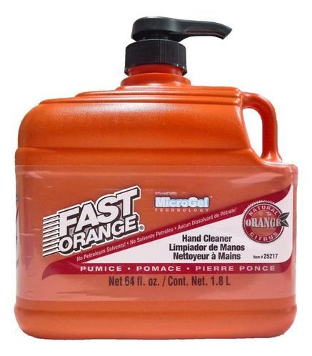 Limpiador De Manos Fast Orange 1.8l Permatex 550159