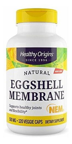 Healthy Origins Eggshell Membrane (nem) 500 Mg, 120 Veggie