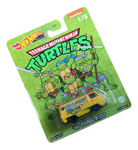 Tortugas Ninja Dodge Hot Wheels Premium Nuevo Sellado