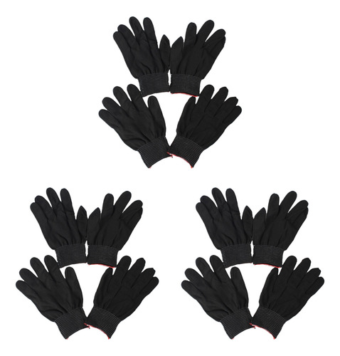 6 Pares De Guantes De Trabajo De Nailon Antiestáticos, Guant