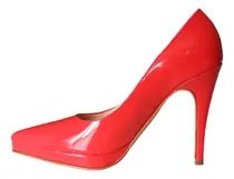 Comprar Zapato Stiletto Mujer Rojo Taco Aguja Saverio Di Ricci Jena.