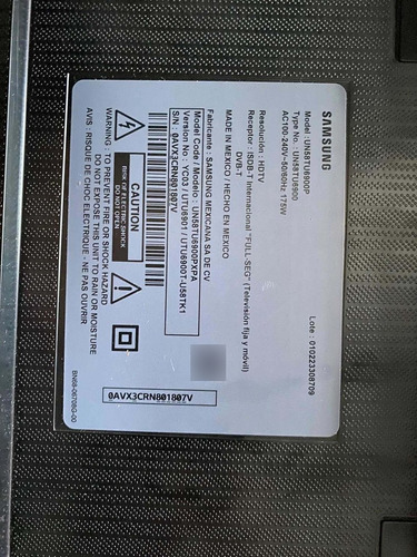 Imagen 4 de 7 de Repuesto Samsung Uhd 4k Smart Tv 2020 55 Enciende Y Se Apaga