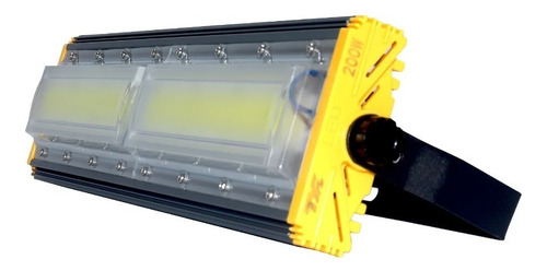 Refletor 200w De Led Linear Duplo Para Campo Quadra Ginasio Cor Da Carcaça Cinza Cor Da Luz Branco-frio Bivolt