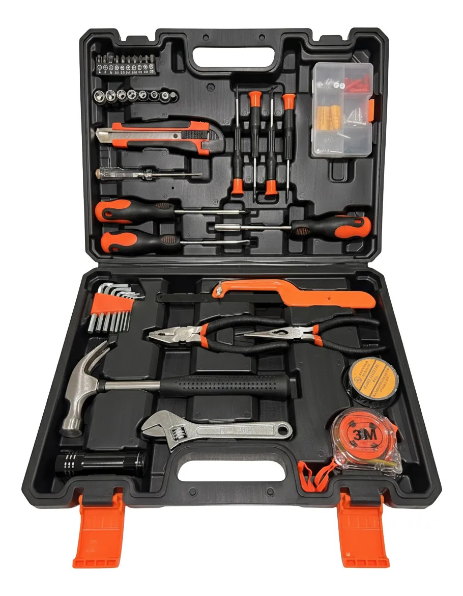 Set Herramientas Combinadas Kit 124 Piezas Werkon Maletin Negro