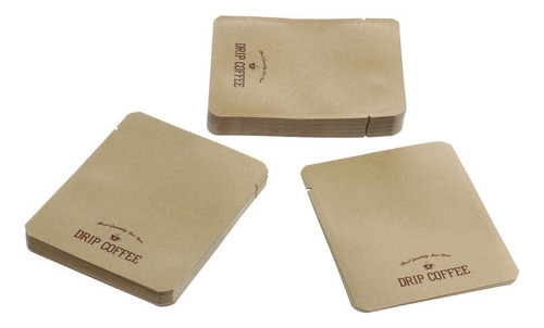 Ri 100 Pcs Bolsas De Papel Kraft P Café De Goteo Bolsas De