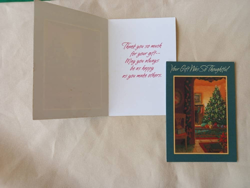 Hallmark - Mini Tarjeta Navidad -  Thank You So Much .....